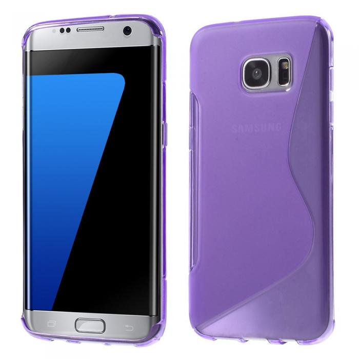 UTGATT1 - Flexicase Skal till Samsung Galaxy S7 Edge - Lila