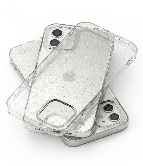 UTGATT5 - RINGKE Air Mobilskal iPhone 12 Mini - Glitter Clear