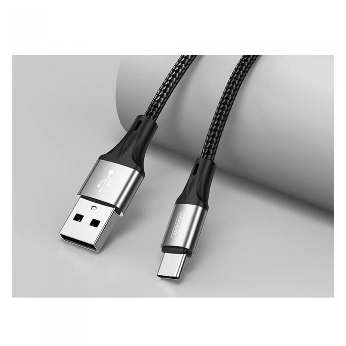 UTGATT4 - Joyroom USB - USB-C cable 3 A 0,2 m Svart