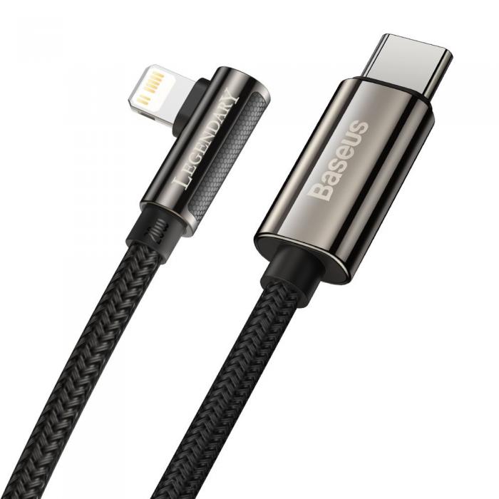 UTGATT5 - Baseus Mobile Game Lightning Kabel USB-C 20W 2m - Svart