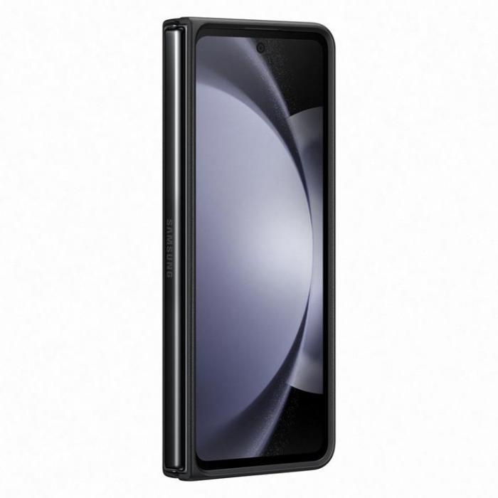 Samsung - Samsung Galaxy Z Fold 5 Mobilskal PU Lder - Svart