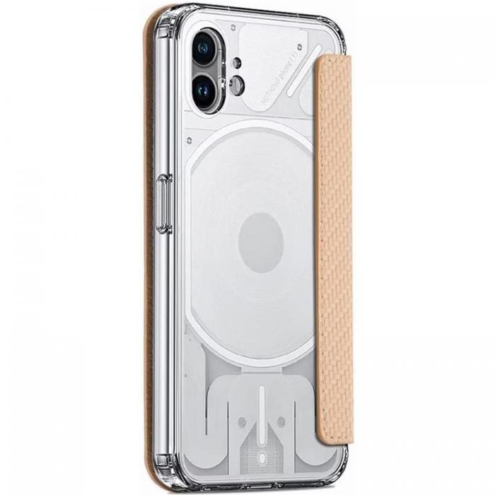 A-One Brand - Nothing Phone 1 Plnboksfodral Silikon Flip - Rosa
