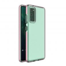 OEM - Spring TPU Gel Protective Mobilskal Galaxy A02s - Ljus Rosa