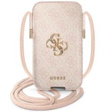 Guess - Guess 4g Big Metal Logo Halsbandsfodral - Rosa