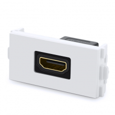 Ugreen - Ugreen panel med HDMI-kontakt rak - Vit