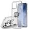 A-One Brand - iPhone 14 Plus Skal TPU Ring Kickstand - Transparent