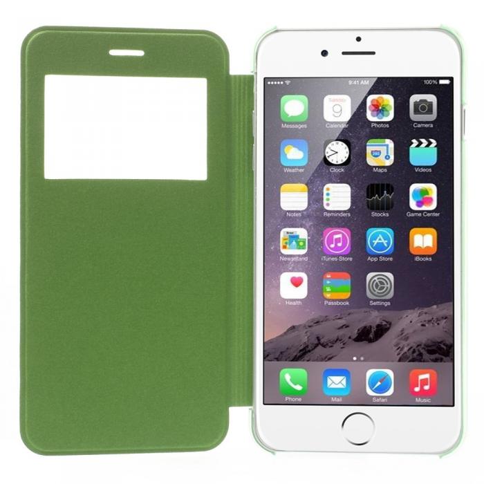 A-One Brand - Mobilfodral med fnster till Apple iPhone 6(S) Plus - Grn