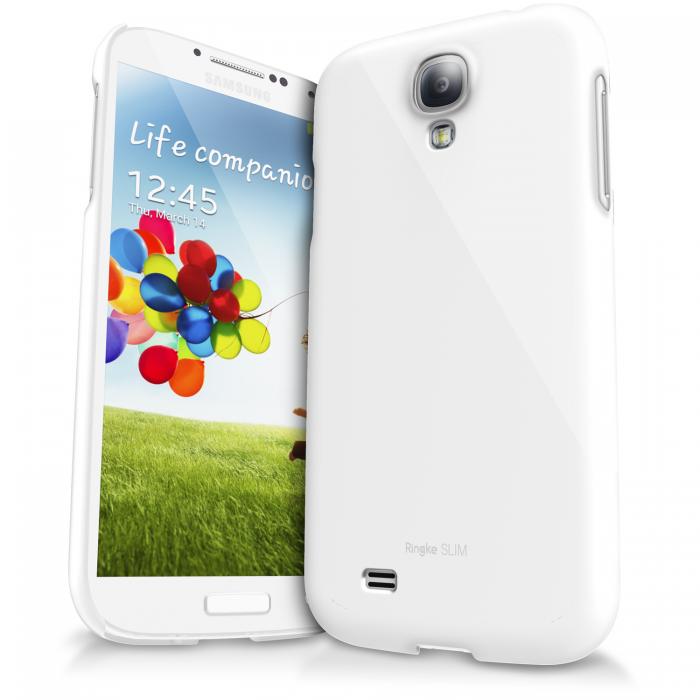UTGATT4 - RINGKE Baksideskal till Samsung Galaxy S4 i9500 - (Vit)