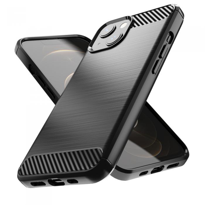 Ruhtel - Carbon Flexible Skal iPhone 13 mini - Svart