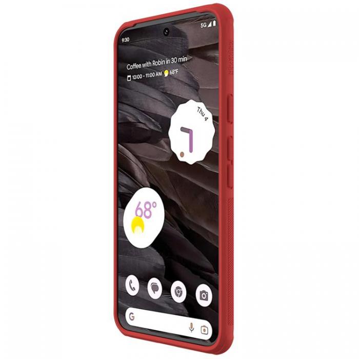 Nillkin - Nillkin Google Pixel 8 Mobilskal Super Frosted Shield Pro - Rd