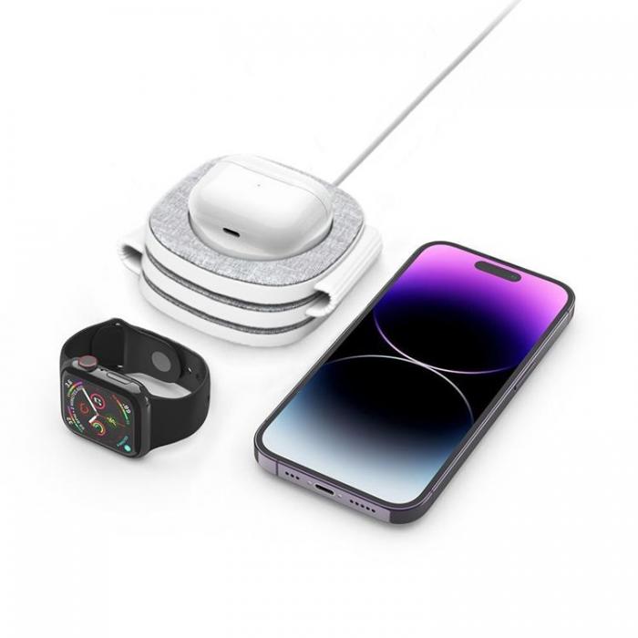 Tech-Protect - Tech-Protect 3-in-1 Trdls Laddare Magsafe iPhone, Apple Watch, AirPods