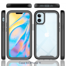 A-One Brand - Heltäckande Skal till Apple iPhone X/Xs - Svart