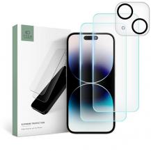 Tech-Protect - Tech-Protect iPhone 15 Plus Linsksydd i Härdat Glas - Clear