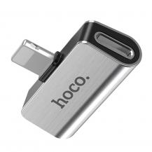 Hoco - HOCO adapter audio 2in1 iPhone Lightning 8-pin