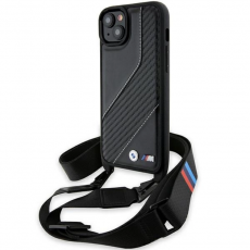 BMW - BMW iPhone 15/14/13 Halsbandsskal M Edition Carbon Stripe