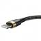 BASEUS - Baseus Cafule lightning kabel QC 3.0 1.5A 2M Svart-guld