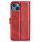 A-One Brand - Flip Folio iPhone 14 Plus Plnboksfodral - Rd