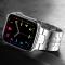 A-One Brand - Apple Watch 2/3/4/5/6/7/SE (42/44/45mm) Armband Race Stainless Steel - Silver