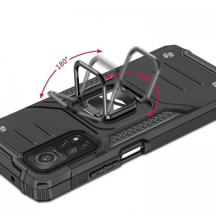 Wozinsky - Wozinsky Xiaomi Redmi Note 11/11S/11T/Poco M4 Pro 5G Skal Ring Armor - Svart