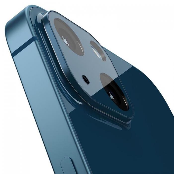 UTGATT1 - Spigen Optik.Tr 2-Pack Kameraskydd iPhone 13 Mini / 13 - Bl