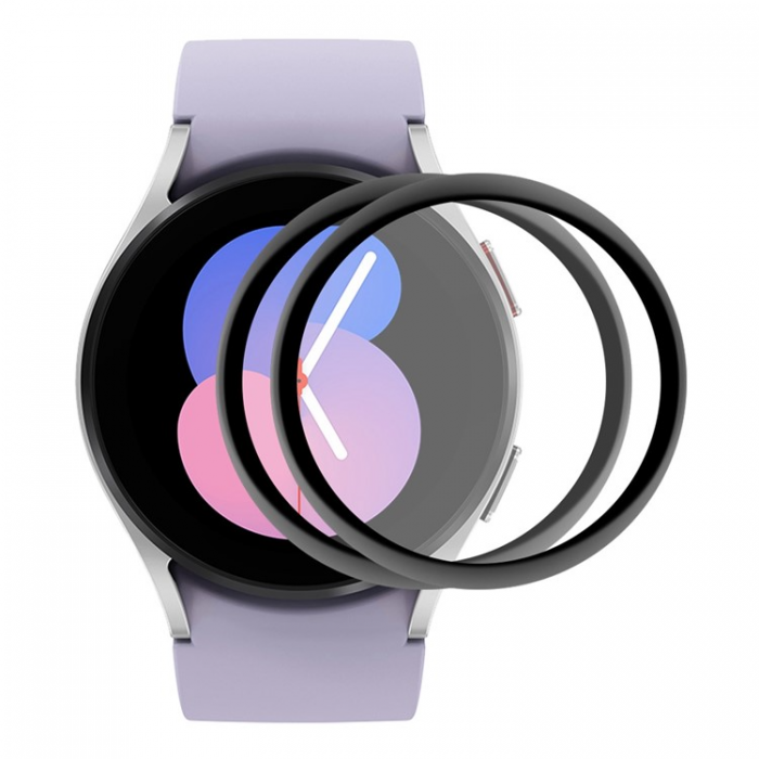 HAT PRINCE - [2-Pack] ENKAY Galaxy Watch 5 (40mm) Hrdat Glas Skrmskydd 3D Curved