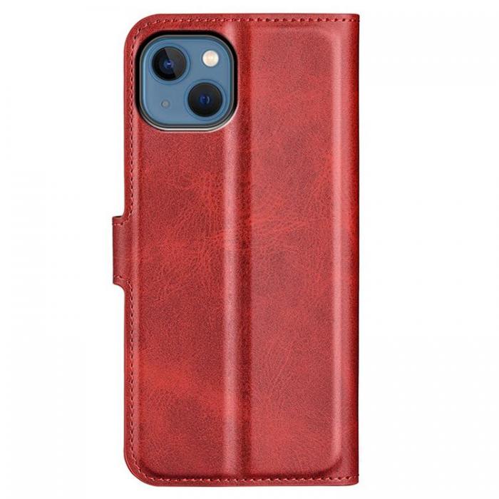 A-One Brand - Flip Folio iPhone 14 Plus Plånboksfodral - Röd