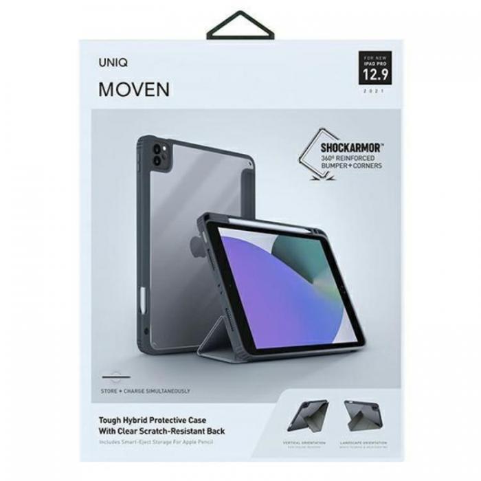 UNIQ - Uniq Moven iPad Pro 12.9 2021 Fodral - Charcoal Gr