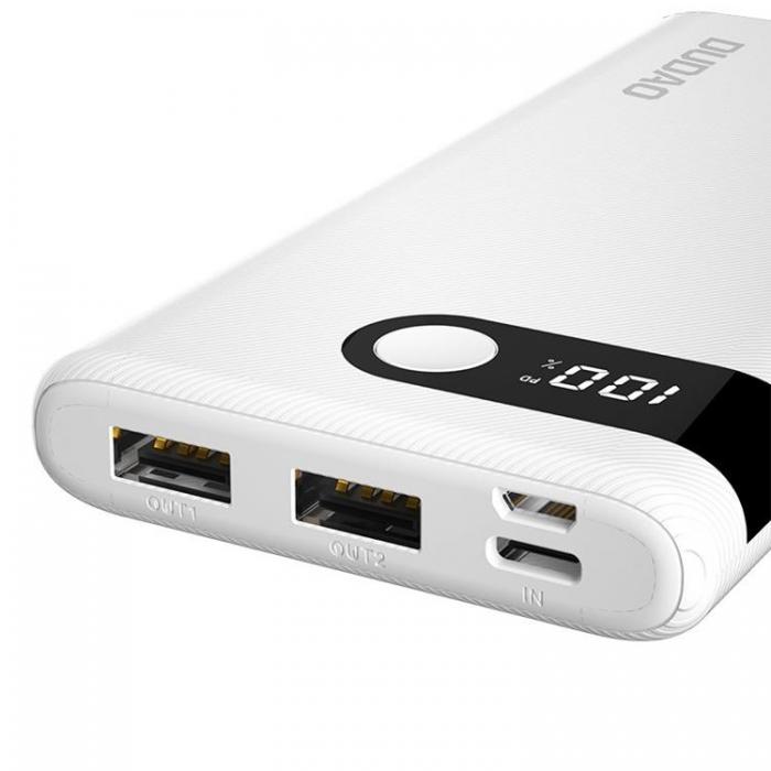 UTGATT - Dudao Power Bank 10000 mAh Micro USB Type-C - Vit