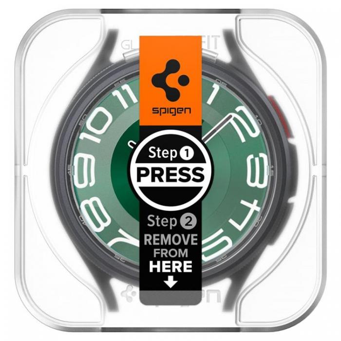 Spigen - Spigen Galaxy Watch 6 (43mm) Classic Hrdat Glas Skrmskydd