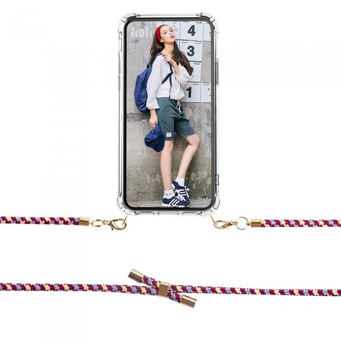 UTGATT1 - Boom iPhone 13 Pro skal med mobilhalsband- Rope CamoRed