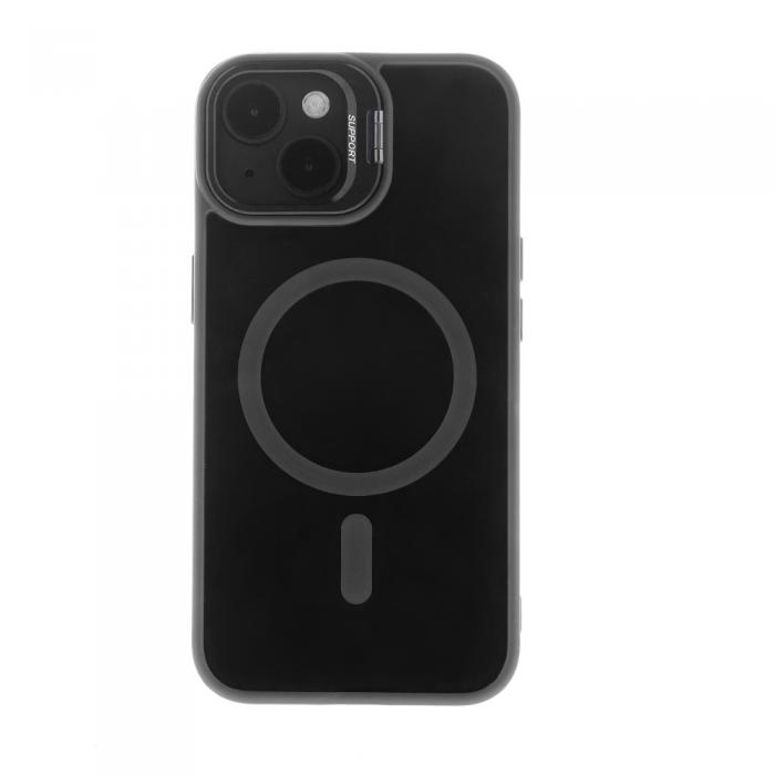 OEM - iPhone 14 Pro Svart Mag Fodral med Extra Lens