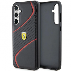 Ferrari - Ferrari Galaxy S23 FE Mobilskal Twist Metal Logo - Svart