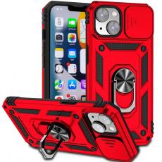 A-One Brand - iPhone 14 Skal Ringhållare Kickstand - Röd