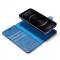 DG.MING - DG.MING kta Lder Plnboksfodral iPhone 13 Pro Max - Bl