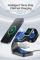 A-One Brand - [3in1] Magsafe Trdls laddare iPhone - Apple Watch - AirPods - Metal Svart