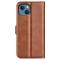 A-One Brand - Flip Folio iPhone 14 Plus Plnboksfodral - Brun