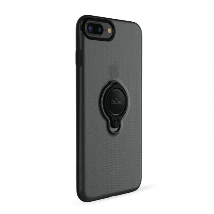 UTGATT1 - Puro - Magnet Ring Cover iPhone 8 Plus/7 Plus - Svart