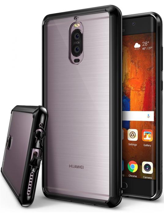 UTGATT5 - Ringke Fusion Shock Absorption Skal till Huawei Mate 9 Pro - Ink Black
