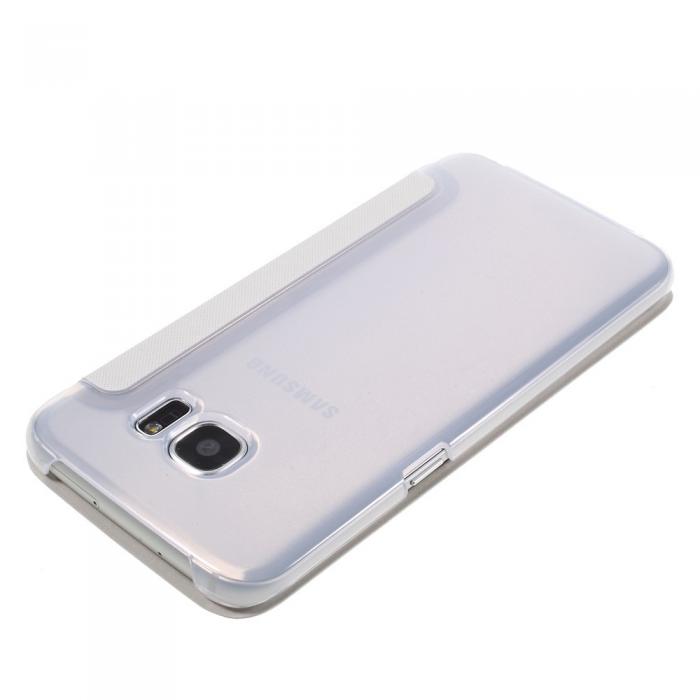 UTGATT5 - Mobilfodral med fnster till Samsung Galaxy S7 Edge - Vit