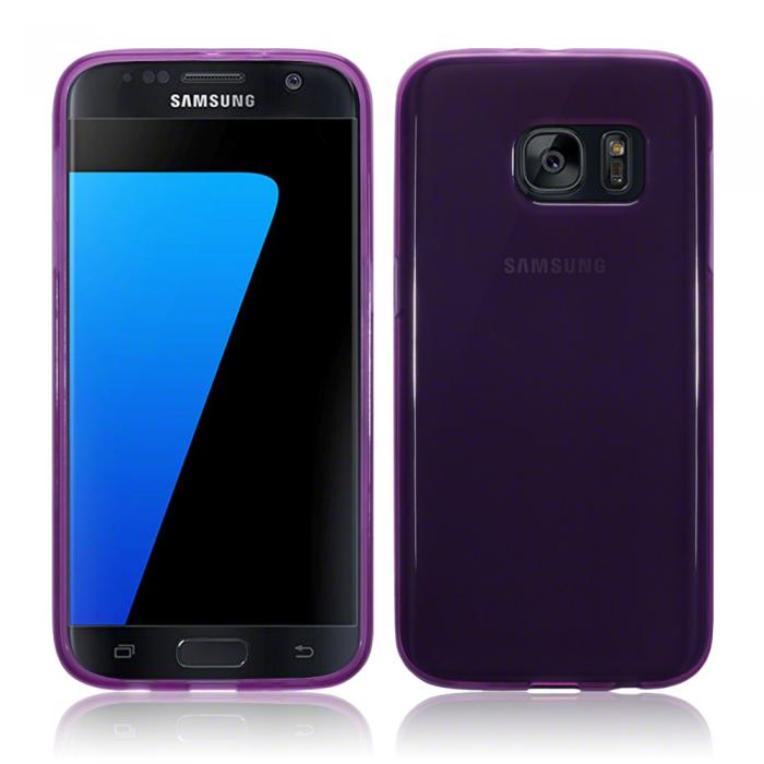 UTGATT5 - Gel MobilSkal till Samsung Galaxy S7 - Lila