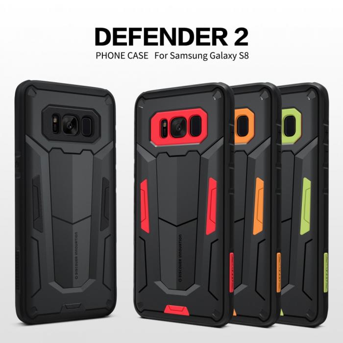UTGATT5 - Nillkin Defender II Mobilskal Samsung Galaxy S8 - Orange