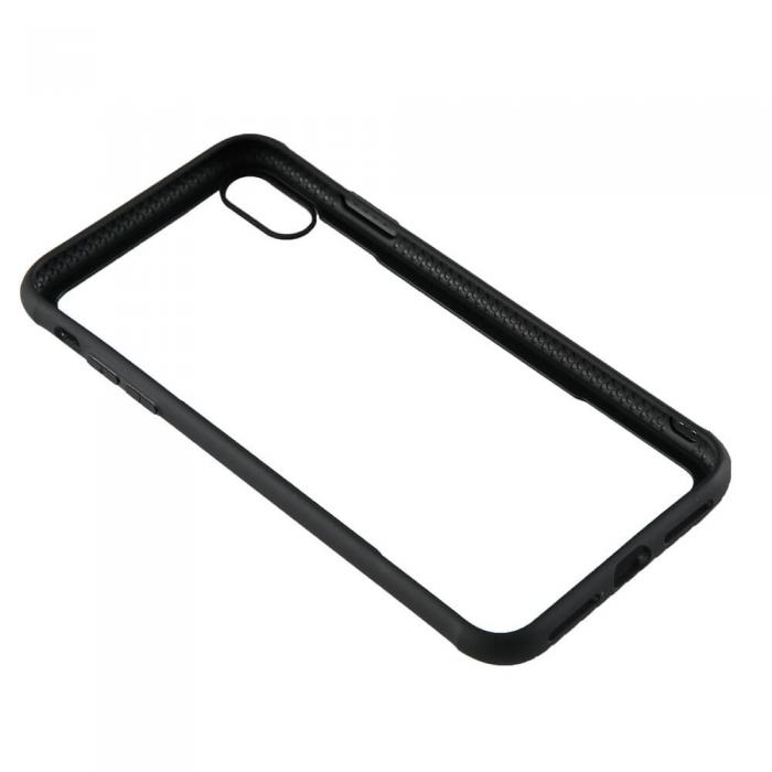 UTGATT1 - GEAR Mobilskal med Tempererat Glas Svart iPhone Xs Max 6,5