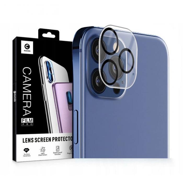 Mocolo - MOCOLO Kameralinsskydd i Hrdat Glas iPhone 12 Pro Max - Clear