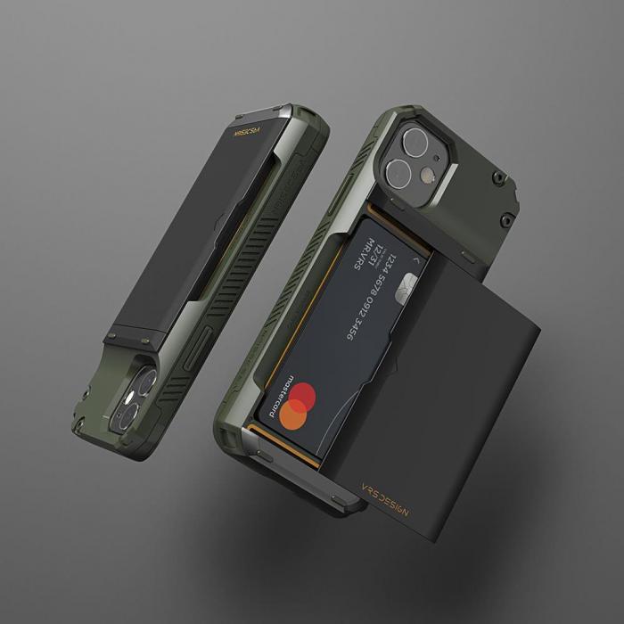 UTGATT4 - VRS DESIGN | Damda Glide Pro Skal iPhone 12 Mini - Grn