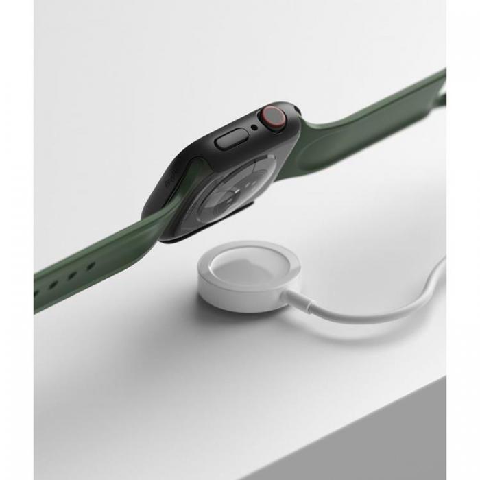 UTGATT5 - Ringke Slim 2-Pack Skal Apple Watch 7/8 (41 mm) - Clear / Matte Svart