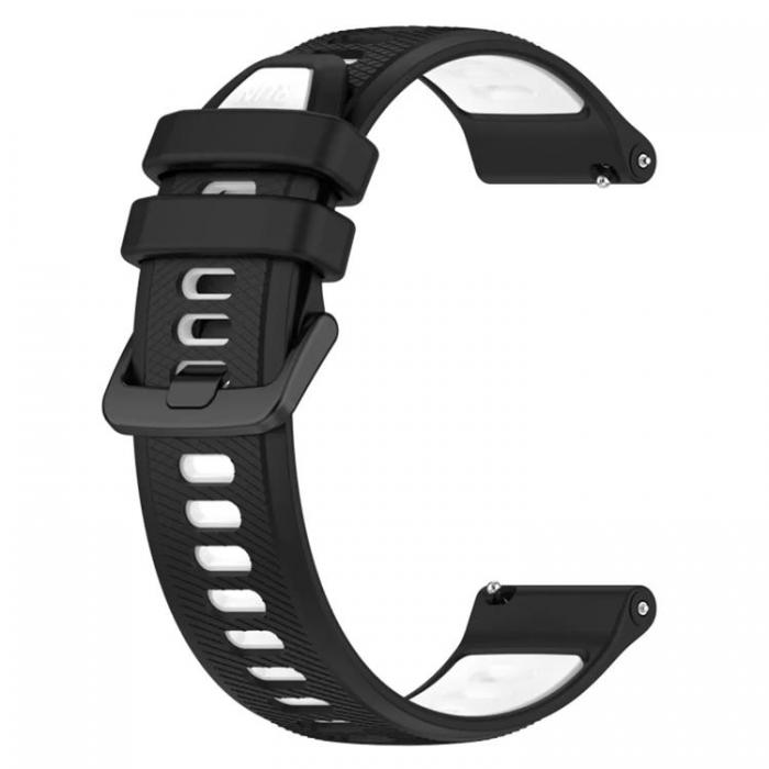 Taltech - Galaxy Watch 6 Classic (47mm) Armband - Svart/Vit