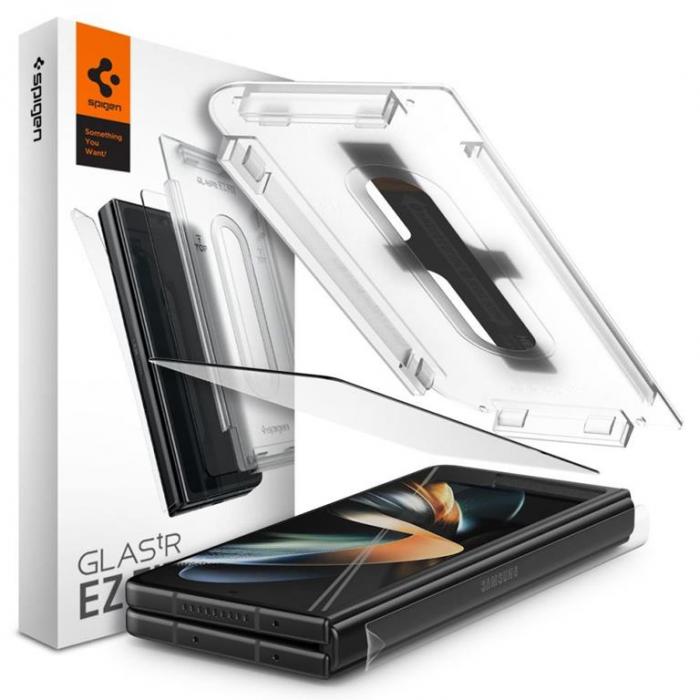 UTGATT1 - Spigen Galaxy Z Fold 4 hrdat glas EZ-Fit + gngjrnsfilm