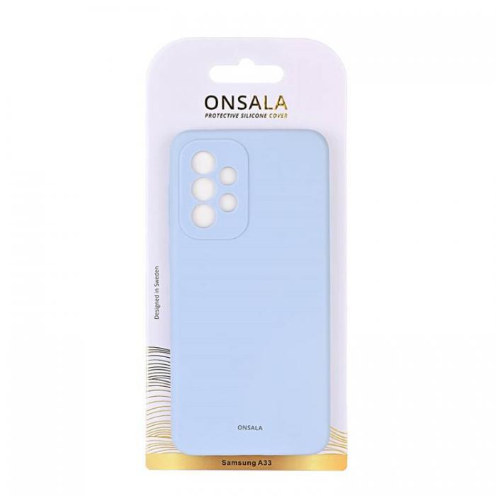 Onsala - Onsala Mobilskal Silikon Galaxy A33 5G - Ljusbl