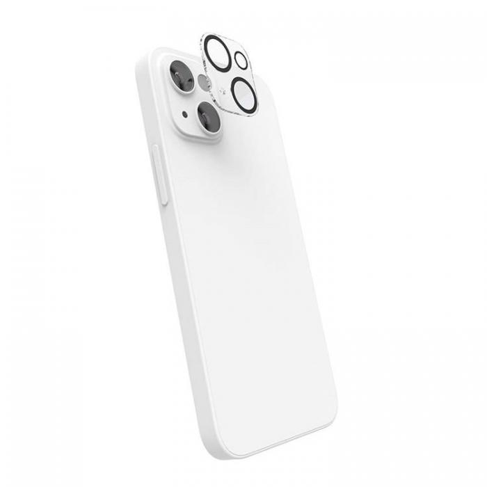 Hama - Hama iPhone 13/13 Mini Kameralinsskydd i Hrdat Glas