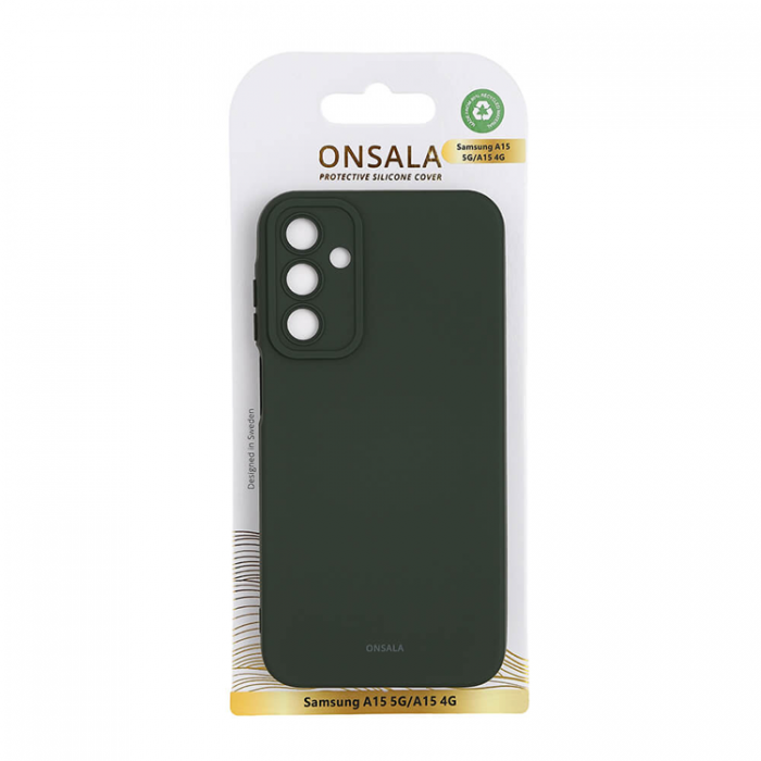 Onsala - Onsala Galaxy A15 4G/5G Mobilskal Silikonknsla - Grn